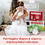 Huggies Natural Care Sensitive Baby Wipes, Unscented, Hypoallergenic, 6 Flip-Top Packs (288 Wipes Total)