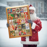 Advent Calendar 2024 Puzzles for Adults 1000 Pieces, PICKFORU Christmas Puzzle Countdown Calendar 24 Days, Xmas Jigsaw Puzzle