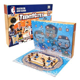 Party Animal Teenymates NBA 2024 Series 10 Advent Calendar, 24 Figures, 1 Inch Tall, Team Colors