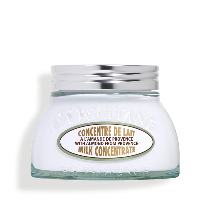 L'OCCITANE Almond Milk Concentrate: 48 Hour Hydration*, Smooth, Visibly Firm Skin, Delicious Scent, With Almond Oil, Soften Skin, Moisturizer, 6.9 Oz