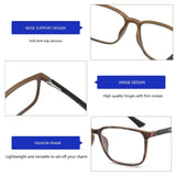 BLUEMOKY Blue Light Reading Glasses for Men，Sport Square Frame Readers, Anti Glare Computer Glasses(Tortoise,2.25)