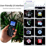 artfone Big Button Mobile Phone for Elderly, CS181 Upgraded GSM Mobile Phone With SOS Button, Talking Number and Torch