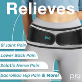Sacroiliac SI Joint Hip Belt - Lower Back Support Brace for Men and Women Braces Pain Pelvic Trochanter Sciatica Pelvis Lumbar Relief (XL-XXL)