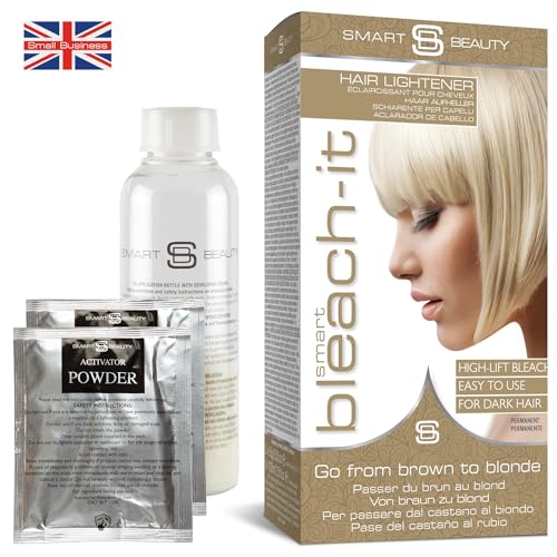 Smart Beauty Blonde Bleach-It, The Ultimate Lightener for Dark Hair, Perfect for Highlighting and Vibrant Pastel Colour, Hair Bleach Kit, Vegan & Cruelty Free