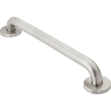 Enjoy greater peace of mind in the bathroom with the Moen 36-Inch Grab Bar. This ADA grab bar supports up to 500 pounds. Its 1.25-inch diameter and slip-resistant peened finish provide a reliable handhold whether you're showering, bathing, or using the to