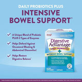 Digestive Advantage IBS Probiotics for Digestive Health & Intensive Bowel Support, for Women & Men with Digestive Enzymes, Support for Occasional Bloating & Gut Health, 96ct Capsules (2)