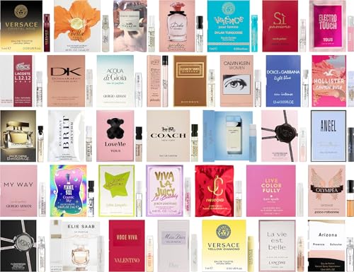 Perfume High End Designer Fragrance Sampler Set for Women - (Pack of 12 Sample Vials)