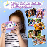 Kids Camera Digital Camera for Girls Age 3-8, 1080P Toddler Camera for Kids with 32GB SD Card, Toddler Girls Toys Age 6-8, Kids Christmas Birthday Gifts for Girls