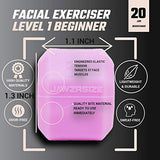 Jawzrsize Pop 'N Go Jaw, Face, and Neck Exerciser - Define Your Jawline, Slim and Tone Your Face, Look Younger and Healthier - Helps Reduce Stress and Cravings - Facial Exerciser (Beginner Pink)