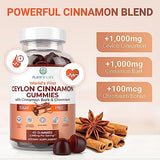 Ceylon Cinnamon Gummies – 2000 mg Per Serving, Vegan & Gluten-Free (60 Chews)