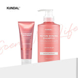 [KUNDAL] 【Damage Care 2-Piece Set】Shampoo 500ml + Treatment 250ml #Leather Iris 【Protein Bonding 2-item SET】Shampoo 500ml + Treatment 250ml #Leather Iris