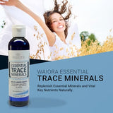 Waiora Essential Trace Minerals | Help Replenish Key Trace Minerals | 60+ Ionic Trace Minerals | Support Body’s Essential Functions, pH Balance | Plus Electrolytes for Hydration (1 Bott / 48 serv)