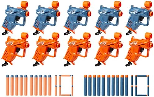 NERF Elite Ace SD-1 Party Pack, 10 Blasters, 20 Darts, 8 Year Old Boys & Girls & Up (Amazon Exclusive)
