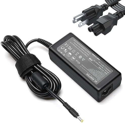 65W 45W Laptop Charger Replacement for Acer Aspire E 15 E5 V5 V3 E5-576 E5-576G E5-575 E5-575G E5-573 E5-571 5250 5253 5336 5349 5517 5532 5534 5552 5733 5742 5750 7551 7560 AC Adapter Power Supply