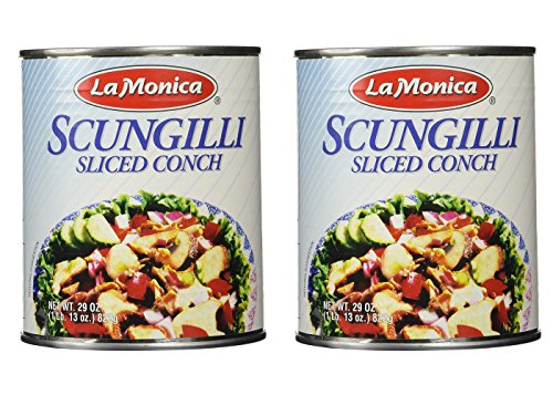 Lamonica Fine Foods Scungilli, Sliced Conch, 29-Ounce - Pack of 2