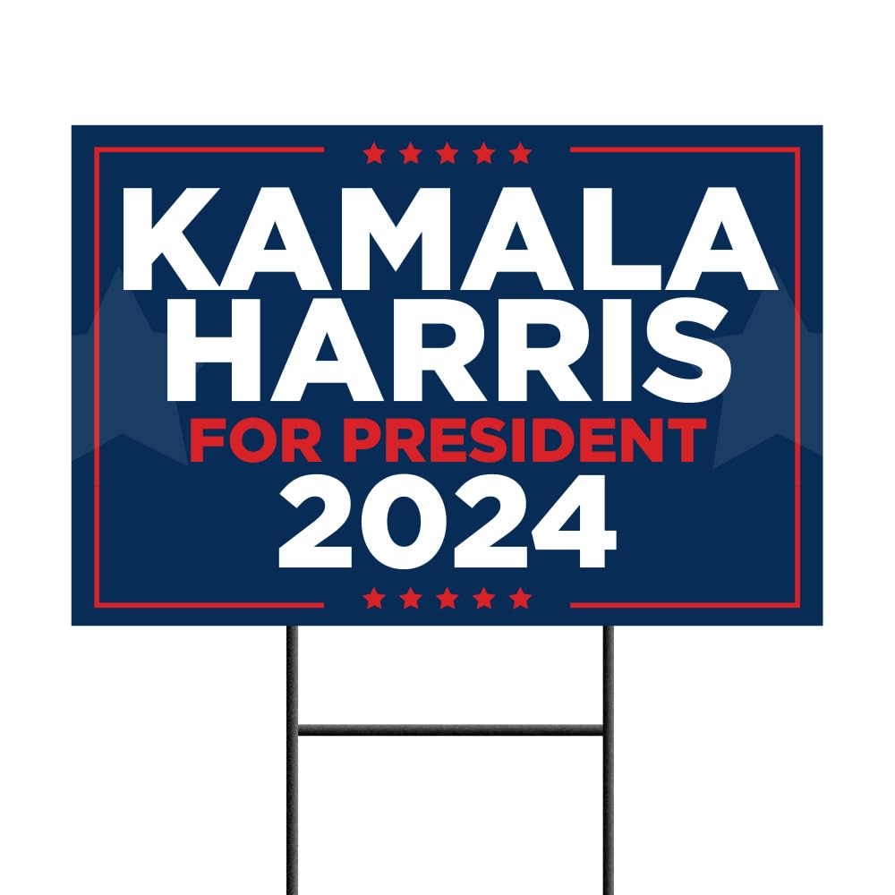 Kamala Harris for President 2024 Yard Sign - Kamala Harris 2024 Blue S
