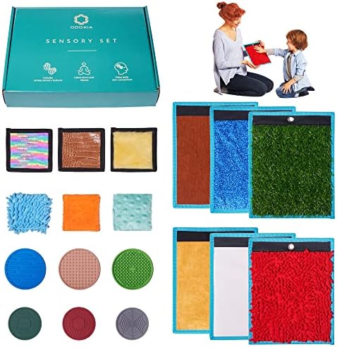 ODOXIA Sensory Mats for Autistic Children | Sensory Tiles for Kids | Mats, Discs & Bean Bags | Sensory Wall Panel | Multi-Sensory Exploration | Sensory Toys | Sensory Room Equipment | Tactile Play