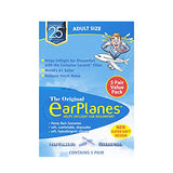 New Super Soft Adult EarPlanes® Ear Plugs Airplane Travel Ear Protection 5 Pair