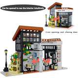 STEM City Street Building Blocks，Coffee House Building Kit with LED Lights, 1512 PCS, Girls Building Blocks Toy 8-12 Christmas Birthday Gift for Kids Boys Girls Age 6-12 Years