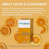 Himalaya PartySmart Orange Electrolytes Powder Packets, 12 Count, Supports Hydration, Rehydrate with Sodium & Potassium, Vitamin C & More, Antioxidant Recovery Blend Milk Thistle, Ginger & Turmeric