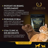 Lexelium Nursing Supplement and Vitamins for Nursing Dogs and Cats - Nursing, Lactation and Recovery Supplement for Breeders - Muscle & Mental Development for Puppies and Kittens - 200g