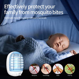 Flying Bug Zapper Indoor, Electronic Insect Killer, Mosquitoes Trap with Blue Lights for Living Room, Home, Kitchen, Bedroom, Baby Room, Office (6 Packs)