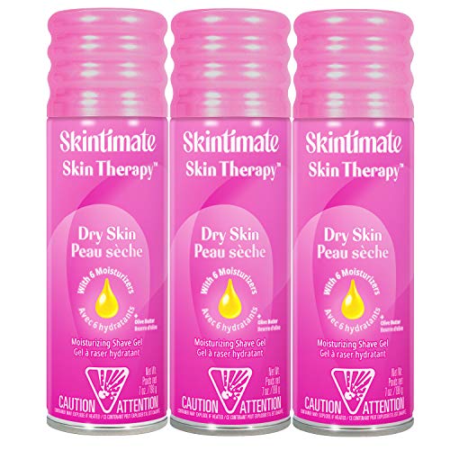 Skintimate Skin Therapy Dry Skin Shave Gel for Women, 3 Pack | Skintimate Shaving Cream for Women, Womens Shaving Cream, Shaving Foam, Womens Shave Gel, Pack of 3, 7oz each