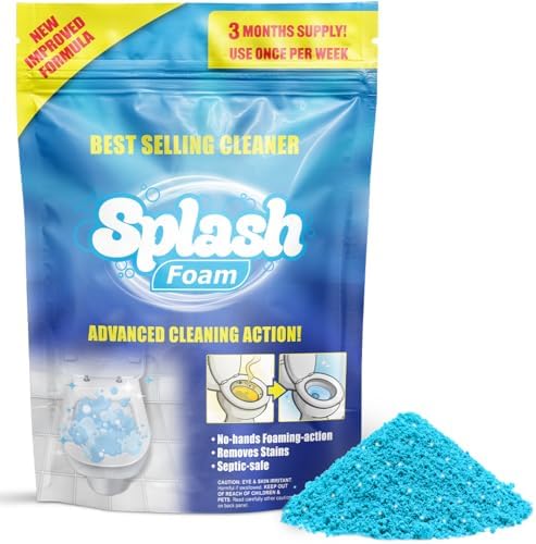 Toilet Cleaner - Self Activating Miracle Powder for Toilet Bowl Cleaning, 12 Ounce (Pack of 1)