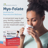 Fairhaven Health Myo-Folate Powder for Women - 1 Per Day, Female Fertility Supplement, Ovarian Health and Egg Quality - 2000 mg Myo-Inositol and 333 mcg Methylfolate – 30 Individual Packets