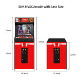 SNK NEOGEO MVSX Arcade and Base Combo, Pre-Loaded 50 SNK Official Genuine Retro Games, Support Two Players Fight Together by 2 Joysticks