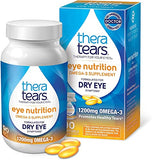 THERA TEARS Nutrition, 1200mg Omega-3 Supplement Capsules, 90-Count (Pack of 2)