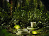 Rosendahl LED Diameter 9 cm Soft Spot Made of Hand-Pressed Painted Glass, Green