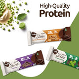 NuGo Slim 12ct Variety 16-17g Protein, 3g Sugar, High Fiber, Low Net Carbs, Gluten Free,12 Count (Pack of 1)