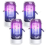Bug Zapper Indoor Plug in Bug Catcher,Electric Mosquito Zapper Indoor,UV Bug Light Trap Indoor for Insects Mosquitoes Bugs Gnats Moths, Indoor Fly Zapper for Living Room,Kitchen,Home,Office,4 Pack