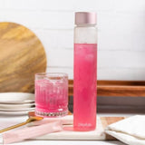 Plexus Transparent Water Bottle Slim Size, 16oz, Portable, Durable