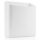 MONJITA Lint Bin for Laundry Room, Magnetic Lint Trash Can for Dryer, Modern Lint Holder, Lint Box for Laundry Room Organization, Wall Mounted Trash Can for Laundry Decor (White)