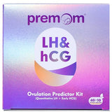 Premom Quantitative Ovulation Predictor Kit：40 Ovulation Tests + 10 Pregnancy Tests - Advanced Ovulation Test Strips Combo 40LH+10HCG Test