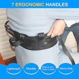 Gait Belt Transfer Belt with Handles,Gait Belts for Seniors Transfer Belt with 7 Handles Adjustable Size 30-50", Gate Belt for Elderly Lift Belts with Quick Release Buckle