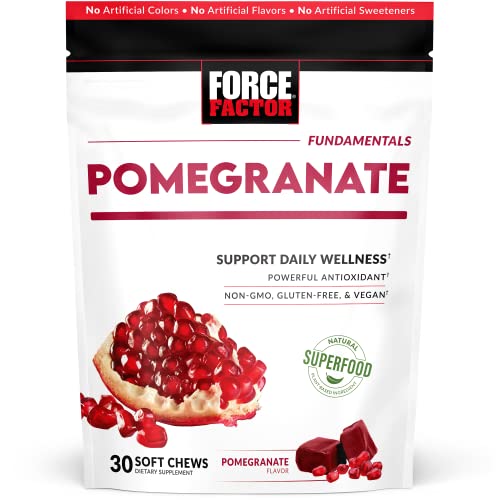 Pomegranate Superfood Soft Chews – 30 Count – Antioxidant Support