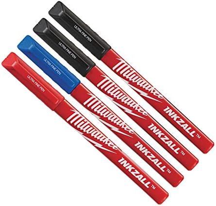 Milwaukee 48-22-3165 4PK INKZALL Color Ultra Fine Point Pen