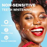 Teeth Whitening Strips - 14 Treatments Enamel-Safe Natural Coconut White Strips for Teeth Whitening, Non-Sensitive, Mint, 28 Strips Dry Strip Technology