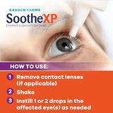 Soothe XP Eye Drops by Bausch & Lomb, Lubricant Relief for Dry Eyes, 15 mL (Pack of 2)