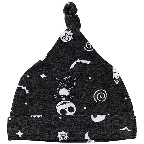 Disney Nightmare Before Christmas Jack Skellington Oogie Boogie Sally Newborn Baby Boys Bodysuit Pants and Hat 3 Piece Outfit Set 0-3 Months