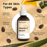Vitamin C Face Serum 20% - Antioxidant Facial Serum - w/Hyaluronic Acid Serum for Face, Vitamin E & Ferulic Acid - Hydrating Serum Targets Age & Wrinkles - Vitamin C Serum for Skincare 2Oz