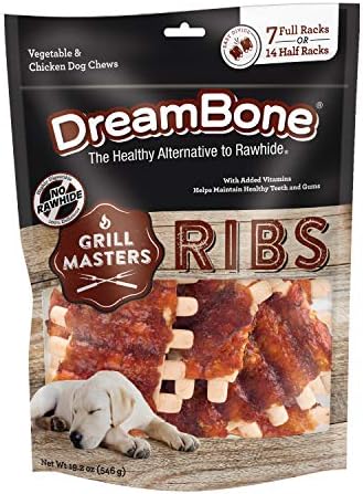 DreamBone Rawhide-Free Grill Masters, Treat Your Dog to a Chew Made with Real Meat and Vegetables