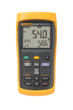 Fluke - FLUKE-54-2 B 60HZ 54-2 Dual Input Digital Thermometer with USB Recording, 3 AA Battery, -418 to 3212 Degree F Range, 60 Hz Noise Rejection