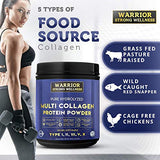 Warrior Strong Wellness Pure Hydrolyzed Multi Collagen Protein Powder, Collagen Powder, Boost Energy, for Aging Skin Elasticity, Hair & Nails Growth Support, Joint Health (Unflavored)