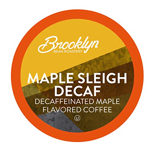 Brooklyn Beans Coffee Pods Compatible with 2.0 KCup Brewers, Maple Sleigh Decaf, 40 Count (BB MSD40)