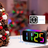 Topski Loud Alarm Clocks for Bedrooms Heavy Sleepers, Digital Clock with Night Light, Large Display, Dual Alarm, Snooze, Dimmable Bedside Alarm Clock for Kids Teens Boys Girls