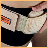 Everyday Medical Inguinal Hernia Support Belt for Men I Fits Left or Right Side I Post Surgery Men and Womens Hernia Support Truss for Inguinal, Groin Hernias I Adjustable Waist Strap I Beige | S/M